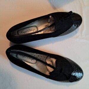 Angel Steps Black Loafers